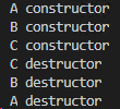 C++ 派生类的析构函数的执行顺序